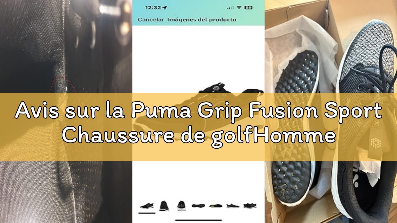 Avis sur la Puma Grip Fusion Sport Chaussure de golfHomme