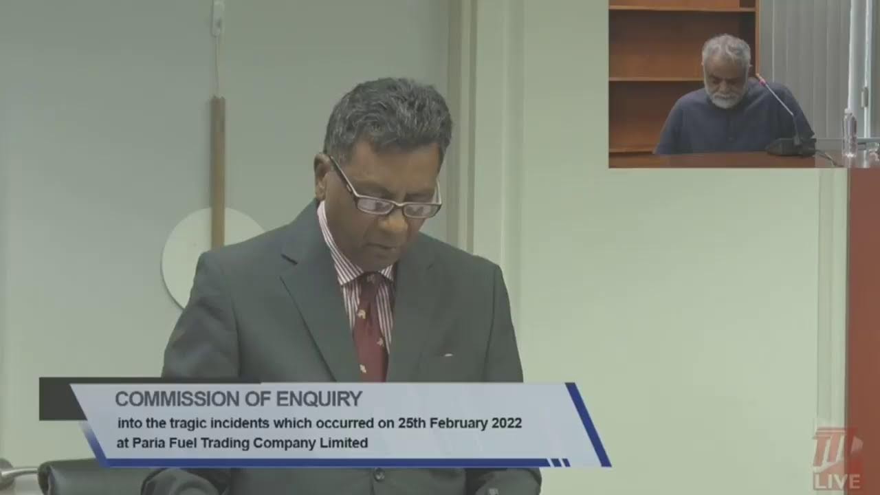 Commission Of Enquiry Into The Tragic Incidents At Paria Fuel Trading Company Limited. Week 2 - 5&hellip;