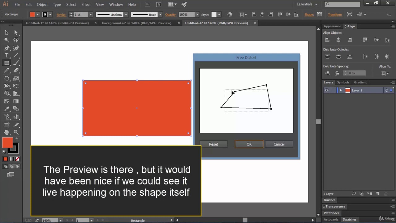 Free Distort Effect adobe illustrator