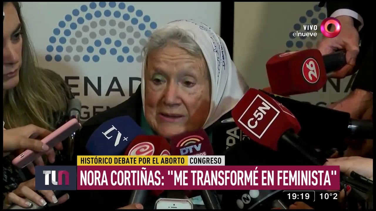 Nora Cortiñas: ''Me transformé en feminista