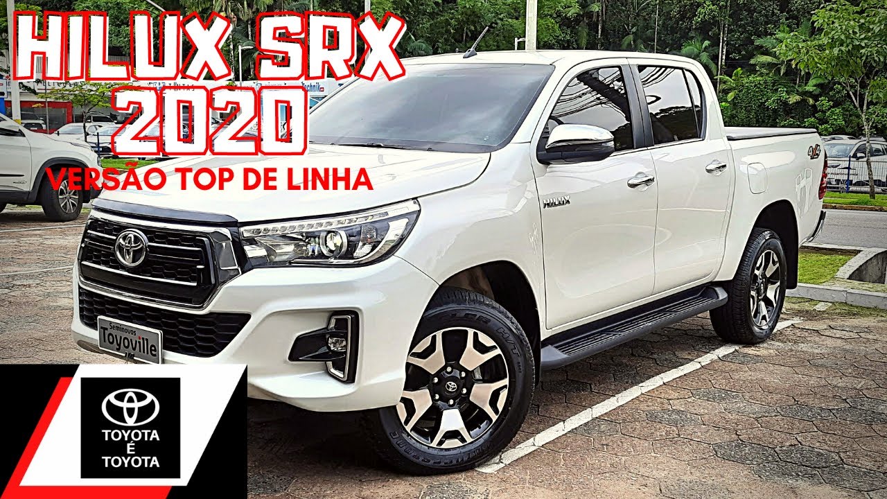 TOYOTA HILUX SRX 2020 TURBO DIESEL 4X4 SEMINOVO DETALHES DO INTERIOR E EXTERIOR
