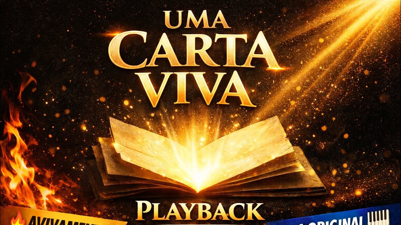 Uma carta viva ( Playback legendado - Tom original ) Get Whorship + Paulo neto 