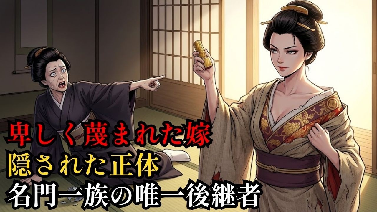 貧しく卑しいと姑に蔑まれた嫁――その正体は、人心を試すため身分を隠していた名門一族ただ一人の後継者だった. | 野談 | 伝説 | 昔話 | 説話 | 民話.