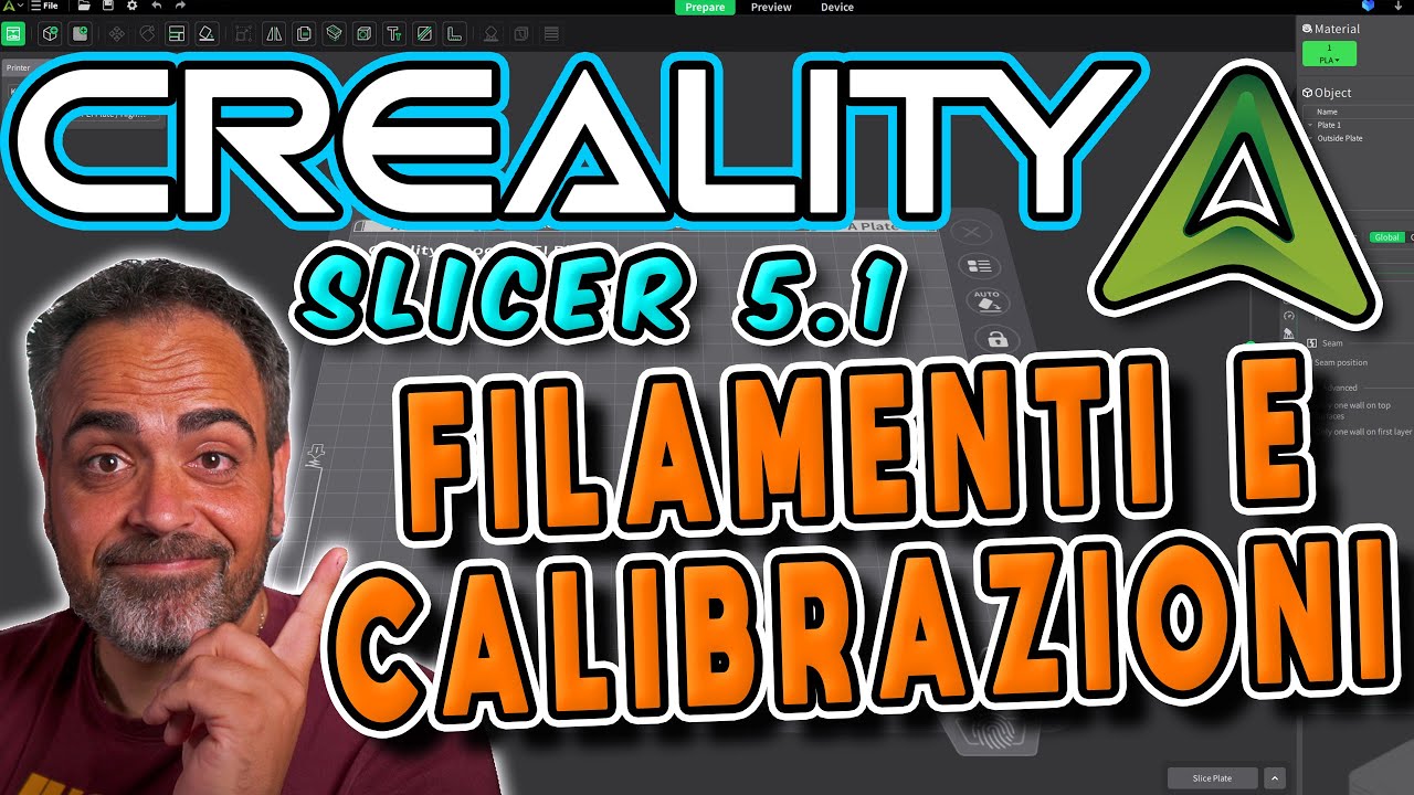 CREALITY PRINT 5.1: Filamenti e Calibrazioni. Tutorial per OTTIMIZZARE le nostre stampanti 3D