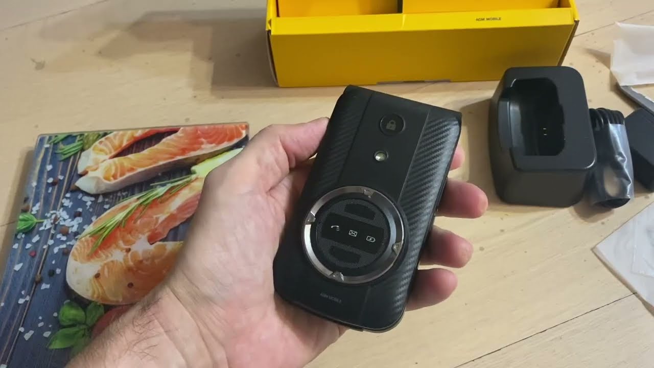 Распаковка - AGM MOBILE M8 FLIP
