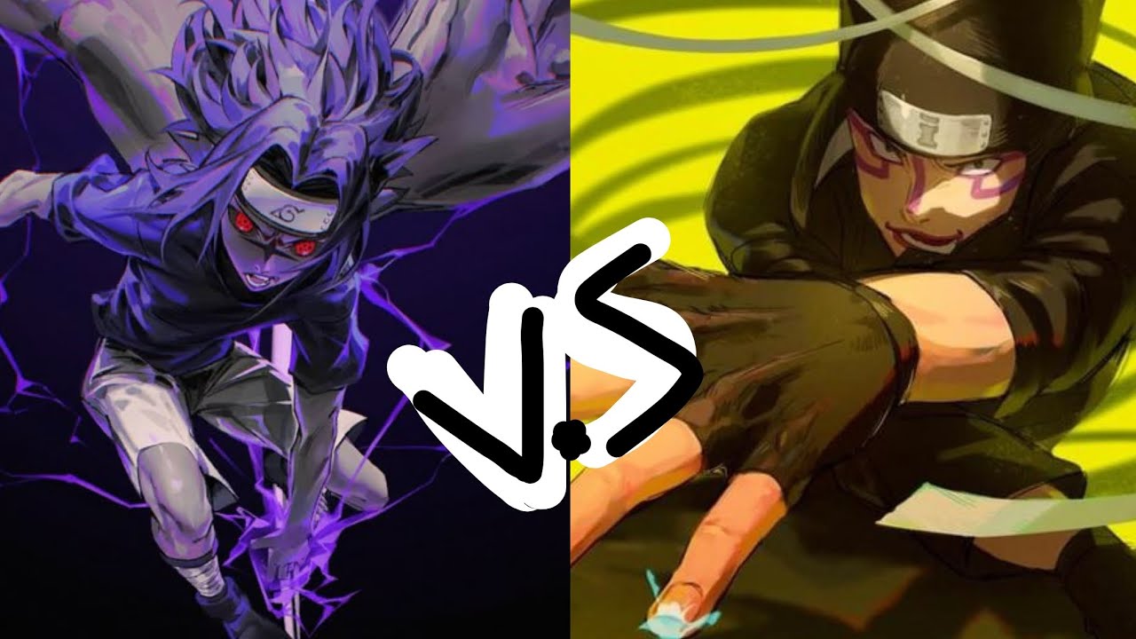 Sasuke (curse Mark) VS kankuro _ impossible !!?