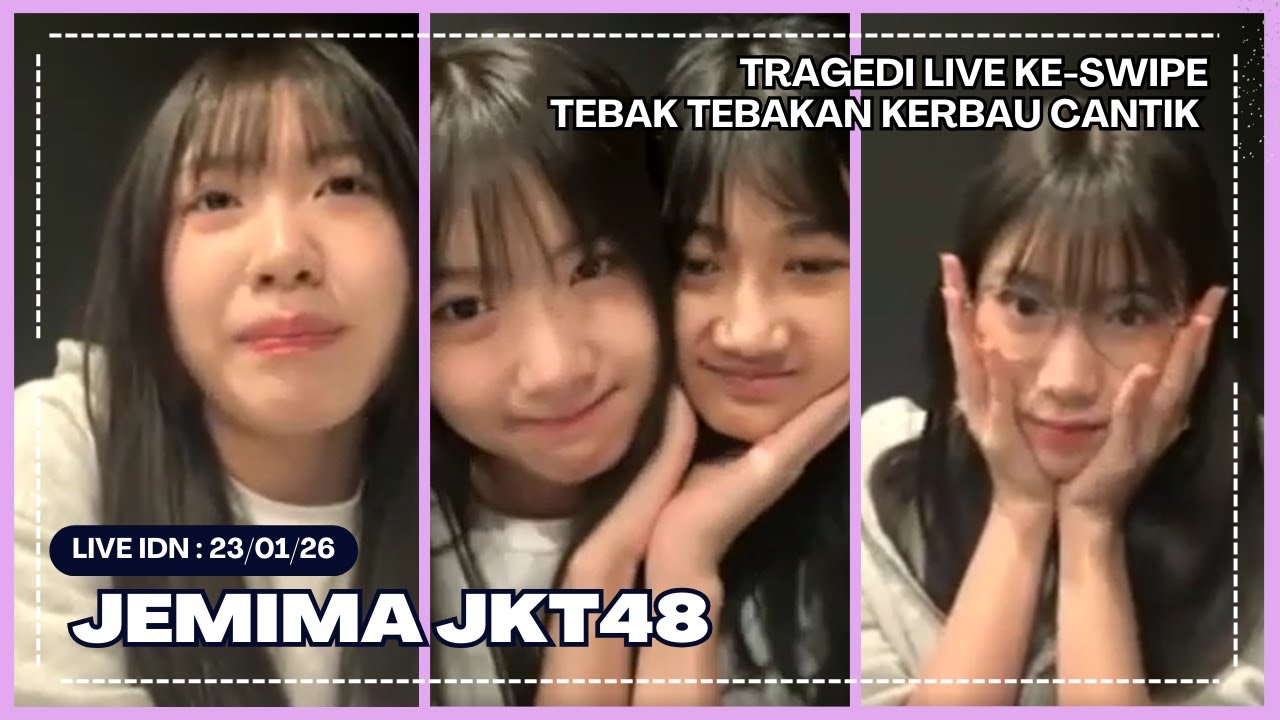 DEBAT PANAS GEN 13!  Emosi Dengar Ngomong 'Becak'? 🤣 | Jemima JKT48 IDN LIVE | 23/1/26