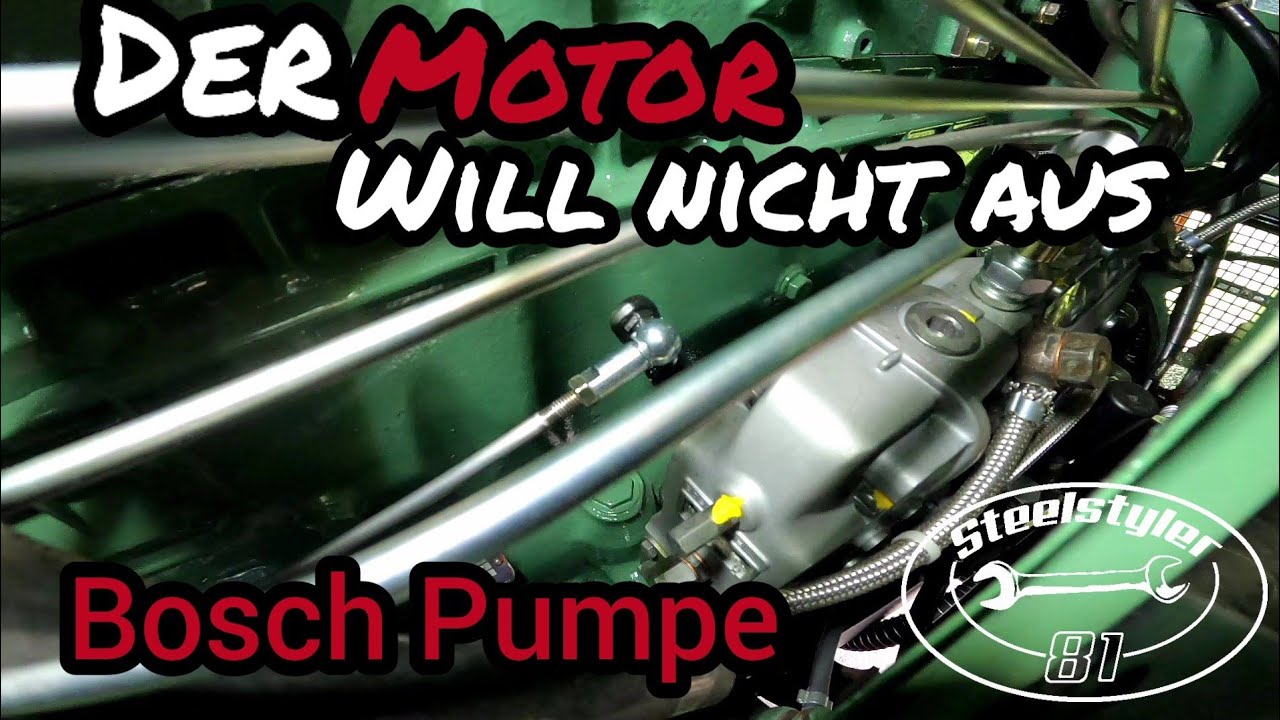 #Unimog | Der Motor geht nicht aus | Bosch Einspritzpumpe | Kugelpfanne  #Akkuflex