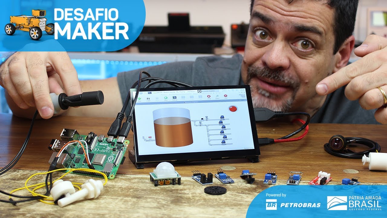 15 Sensores Digitais com Raspberry PI (INCRÍVEIS!!!) - Desafio Maker