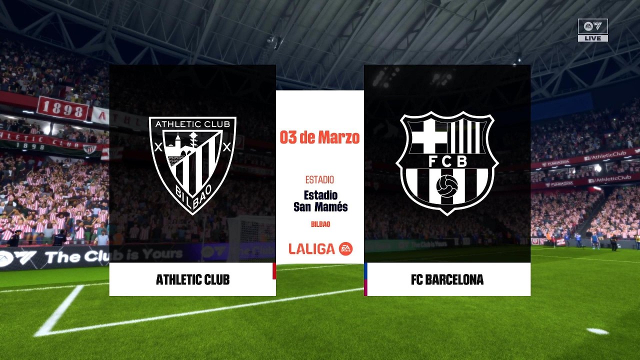 EA FC 26 |Ath Club Bilbao🆚 F.C Barcelona🔥PC ULTRA - La Liga 2025/26