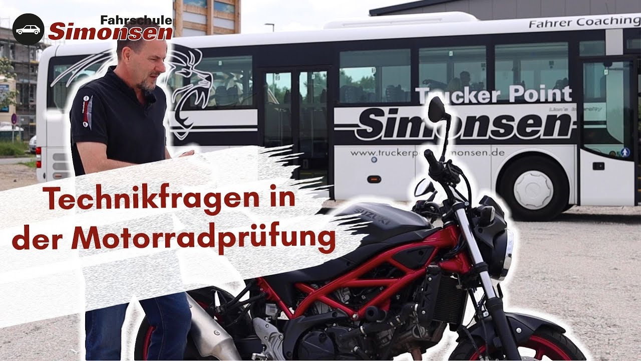 TECHNIKFRAGEN F&Uuml;R DIE MOTORRADPR&Uuml;FUNG 🔥