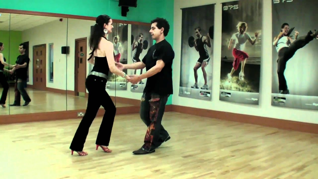 Beginners Salsa Steps & Basic Turns to Slow Salsa Music - From Salsa Beginners lessons video