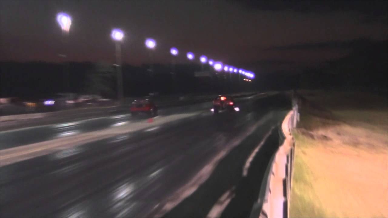 Red Pinto vs Slick Rick at HubCity Raceway