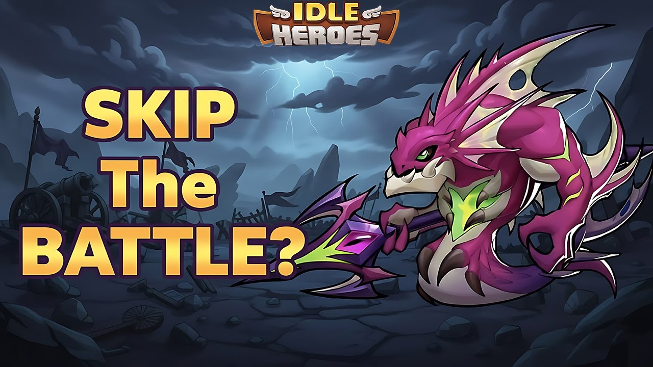 Idle Heroes - BROKEN! How to SKIP the Forbidden Zone BATTLES