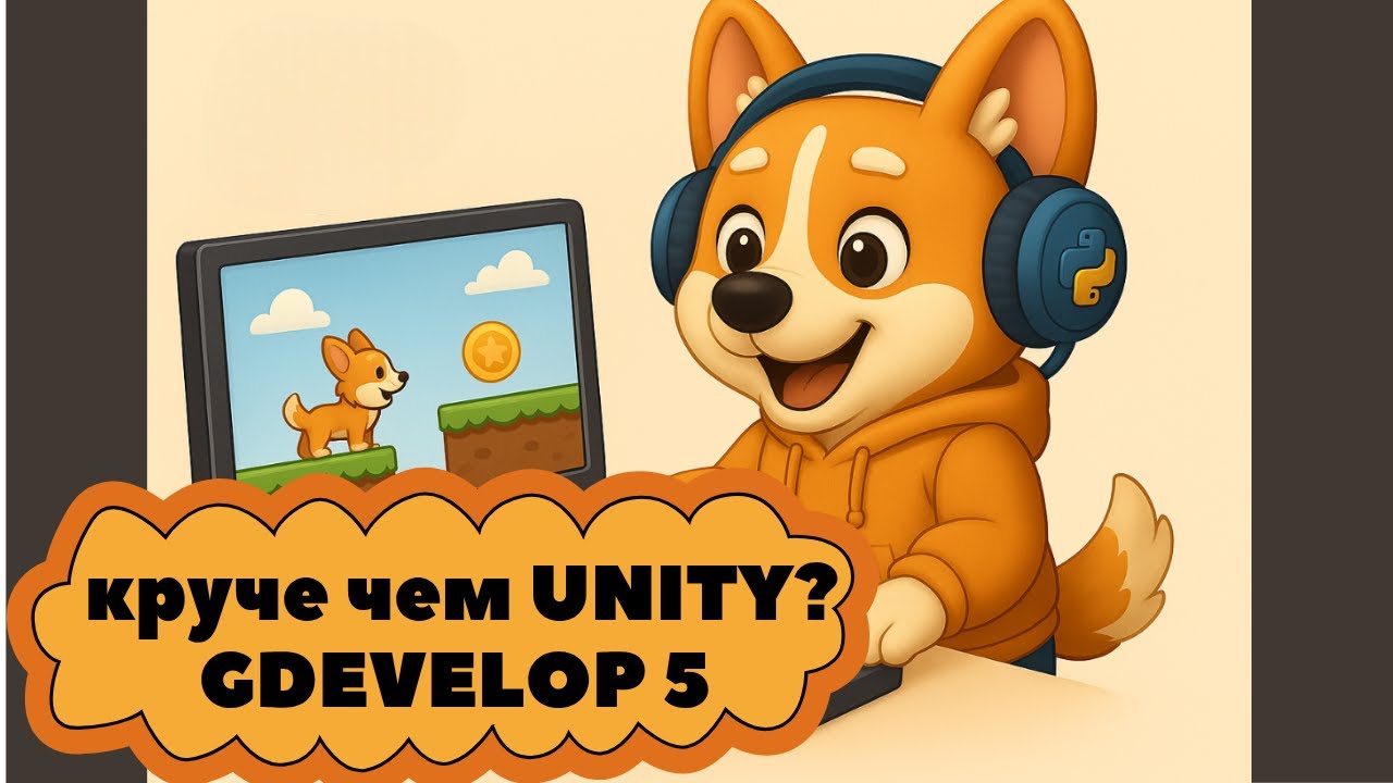 круче чем Юнити? основы Gdevelop 5 для создания игр без кода