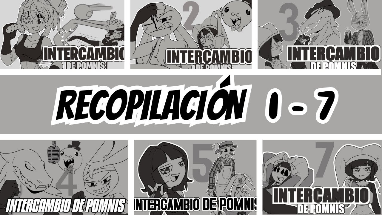 INTERCAMBIO DE POMNIS (RECOPILACIÓN 1-7) - The Amazing Digital Fight Club Comic