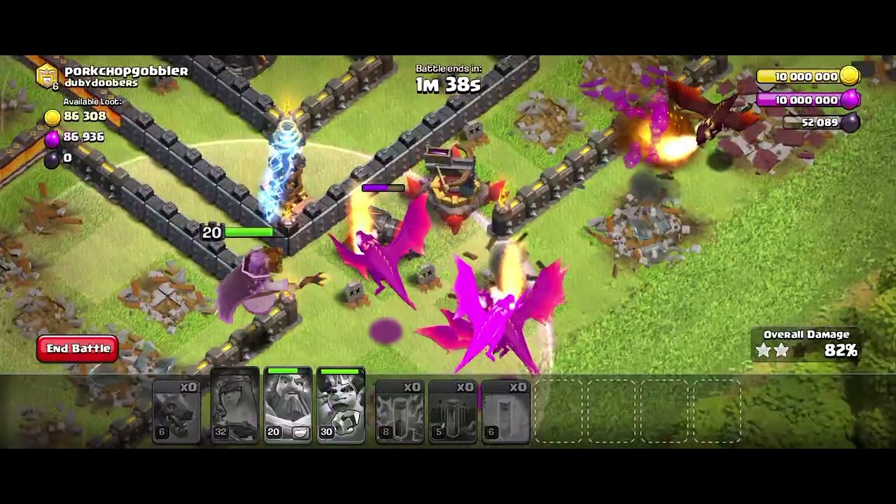 Clashofclans gameplay th11||clash of clans clans games challenge 