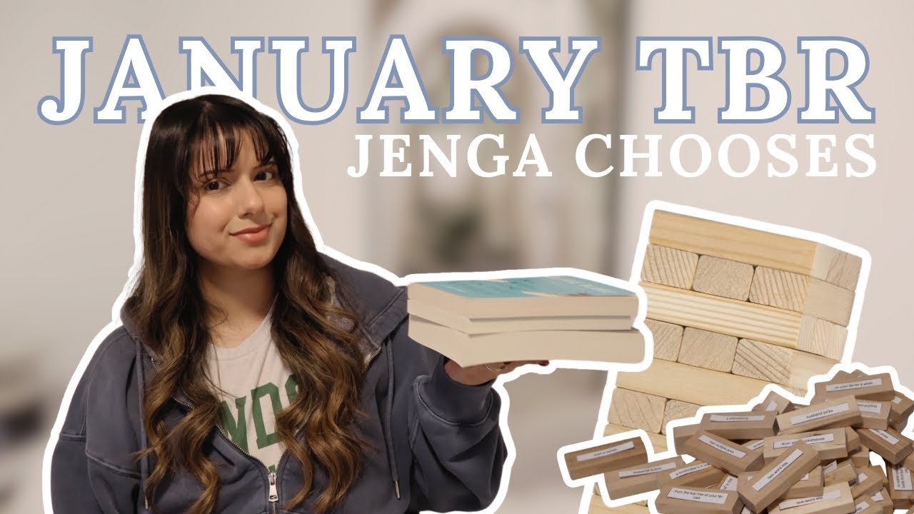 playing JENGA to choose my JANUARY TBR 📚