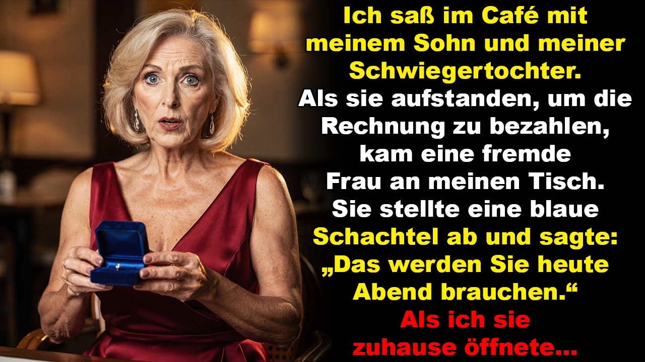 Eine Frau ließ mir im Café eine Schachtel da – erst nachts verstand ich, wofür ich sie brauchte.
