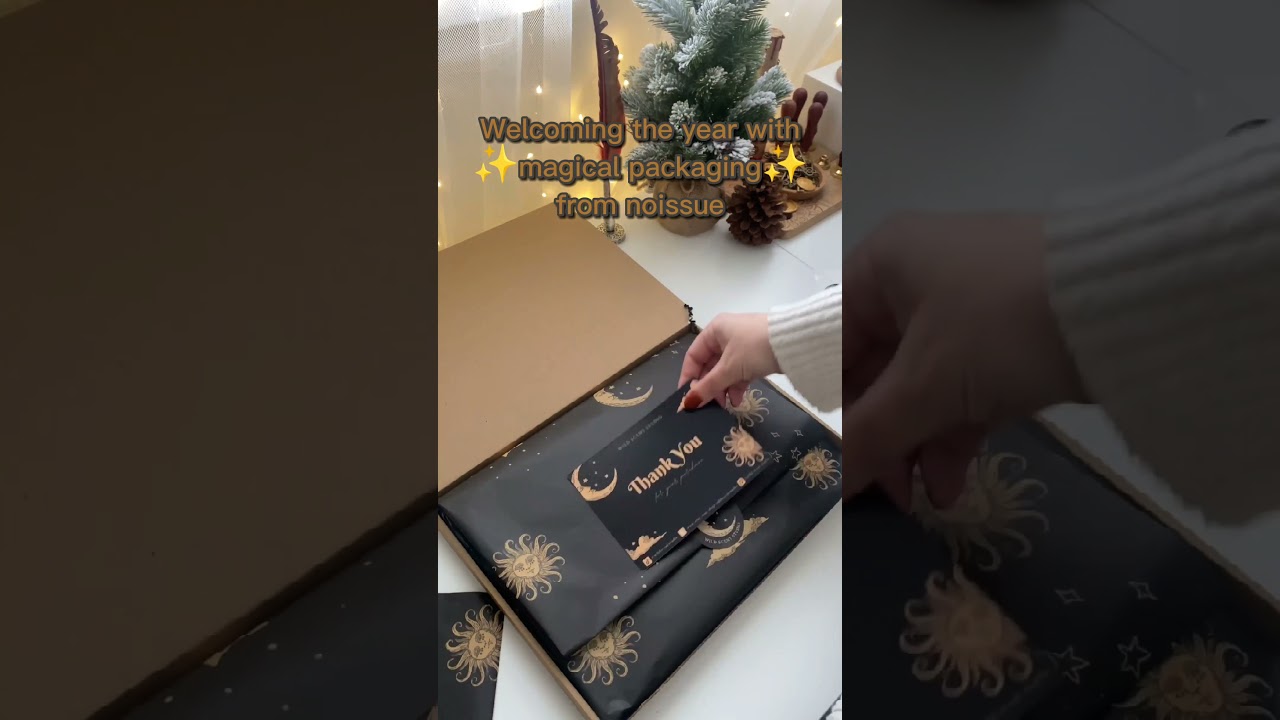 Design custom tissue that is uniquely you, with noissue🌙 #shorts #packaging #asmr 🎥: wildscentstudio