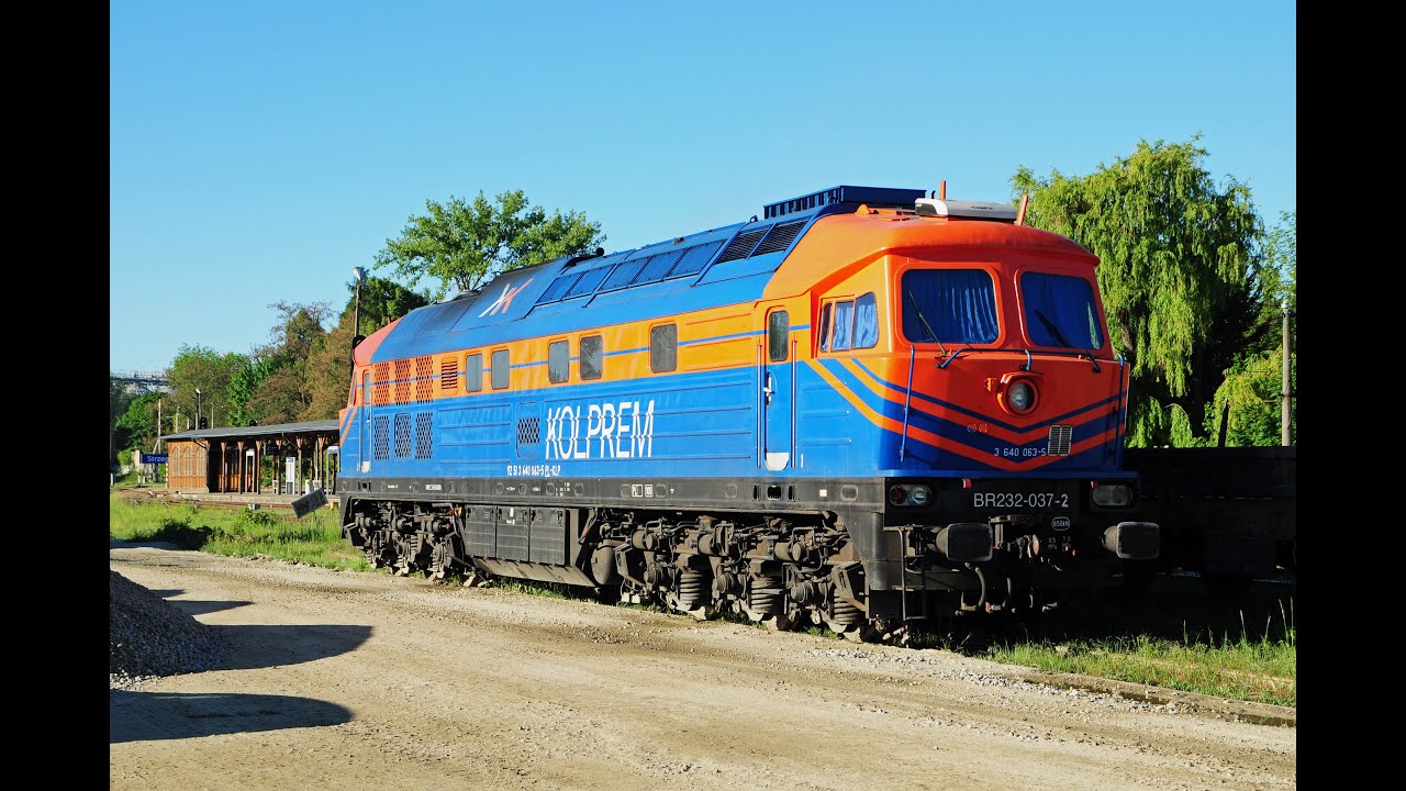 BR232 037- ex 232 104 mit herrlichem Sound am Abend