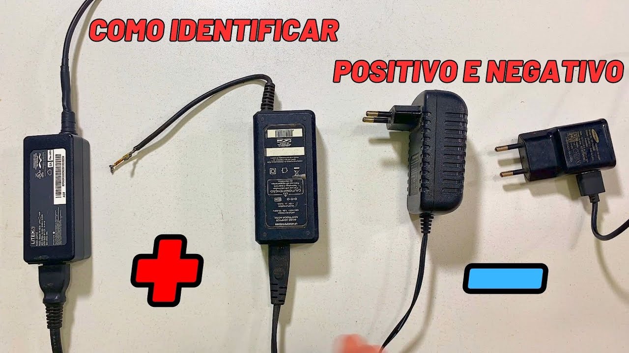✅COMO IDENTIFICAR POSITIVO E NEGATIVO NA FONTE 12 VOLTS