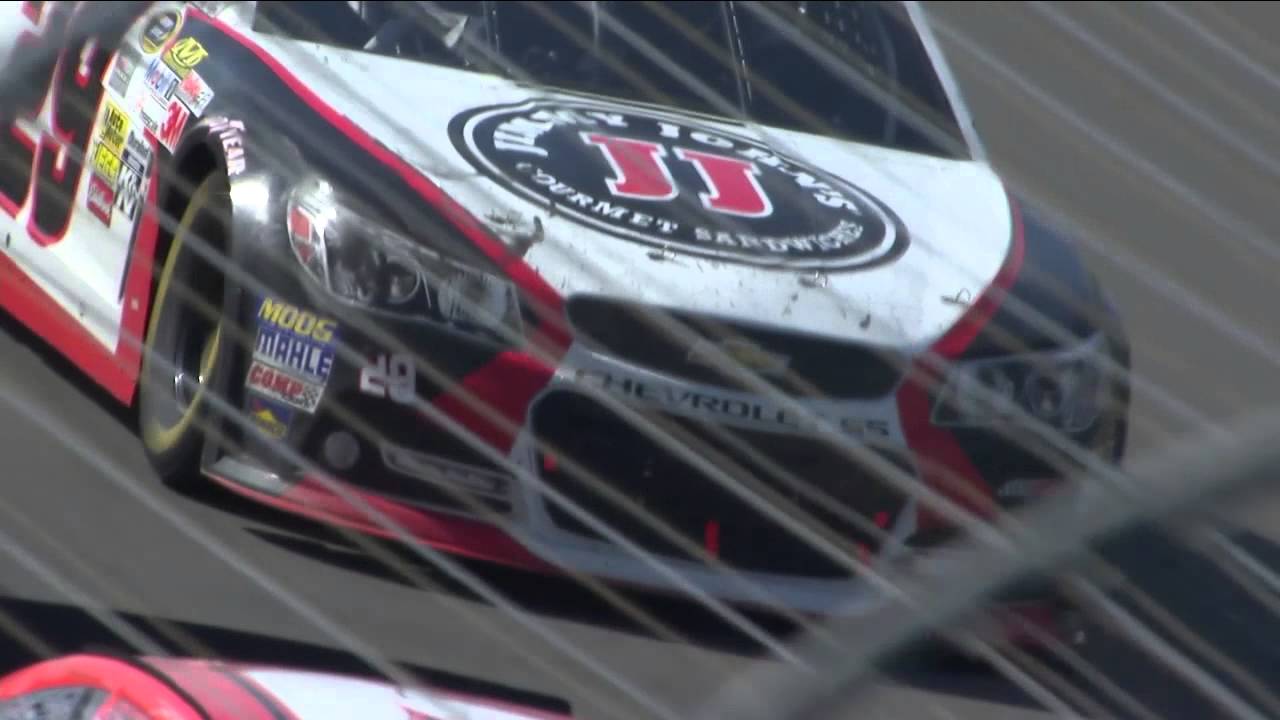3/24/13 - Fontana - Kyle Busch wins, while Logano and Hamlin mix it up
