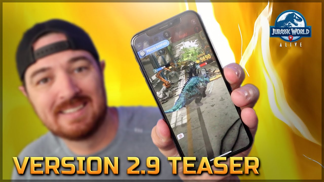*EXCLUSIVE* JURASSIC WORLD ALIVE VER. 2.9 TEASER!!