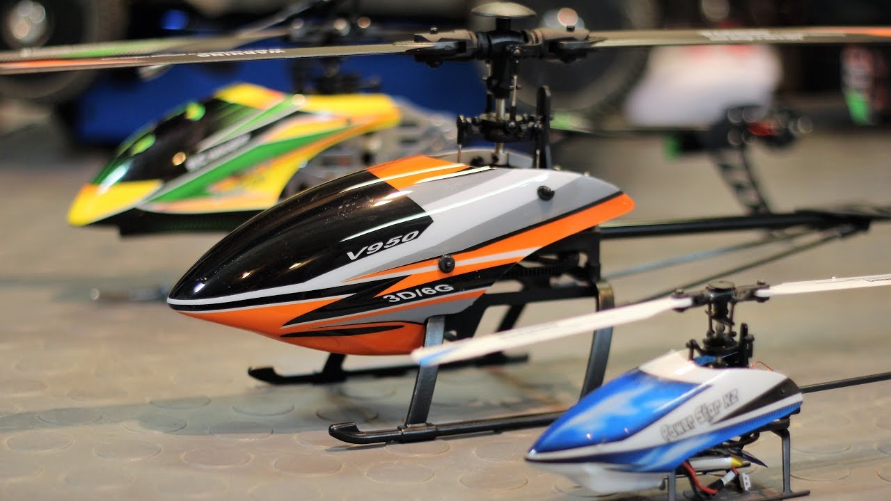 WLToys V950 CP Helicopter Unboxing & Size Comparison