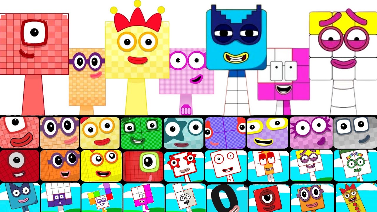Incredibox Sprunki OC: All Save The Shapes Phase 1-27: One Hundred from Two Hundred Numberblocks.