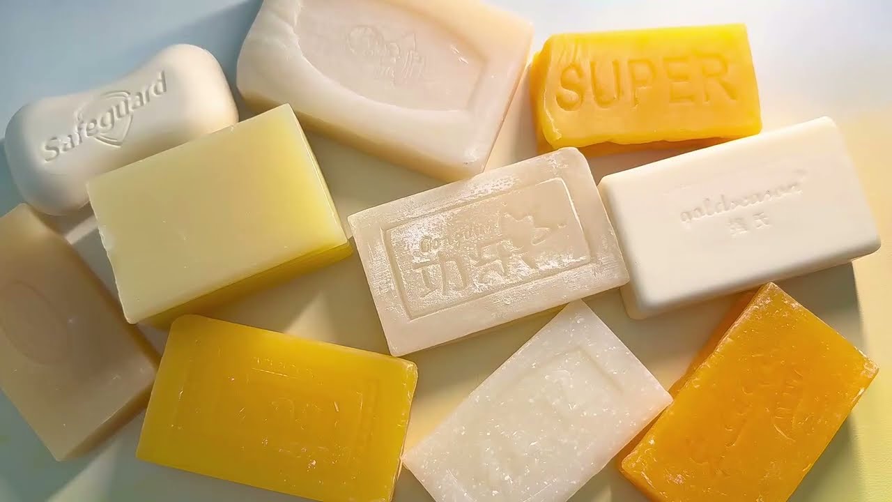 ASMR Soap Cutting Dry Soap Cutting ASMR Satisfying Sound ASMR No Talking Crispy Lovely Vintage Soap