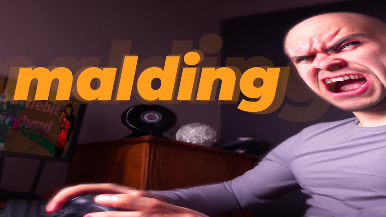 malding in battlebit: rage quitting after clear defeat