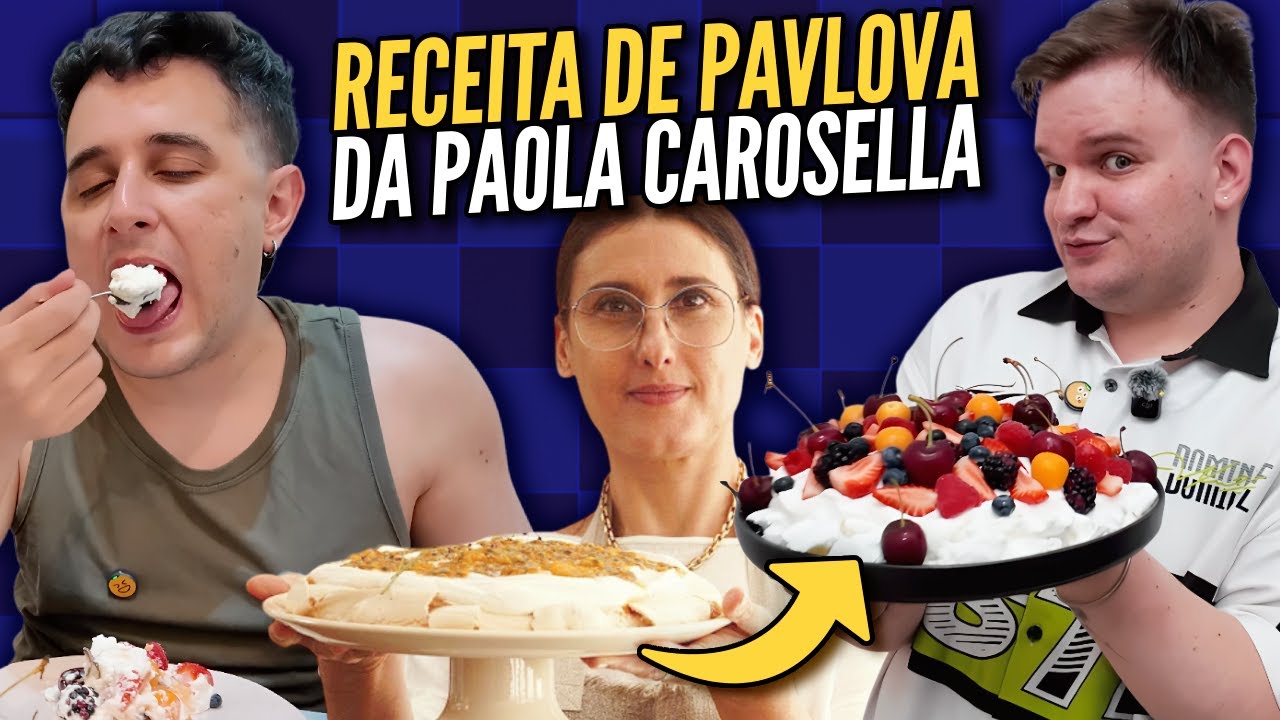 RECEITA de PAVLOVA pro NATAL da PAOLA CAROSELLA