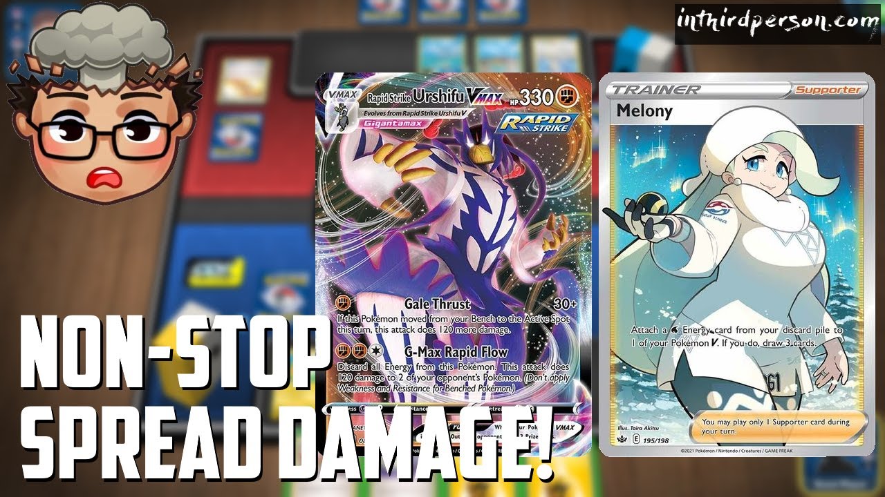 The Best Rapid Strike Urshifu Deck?! Urshifu and Melony Make it Rain Damage!