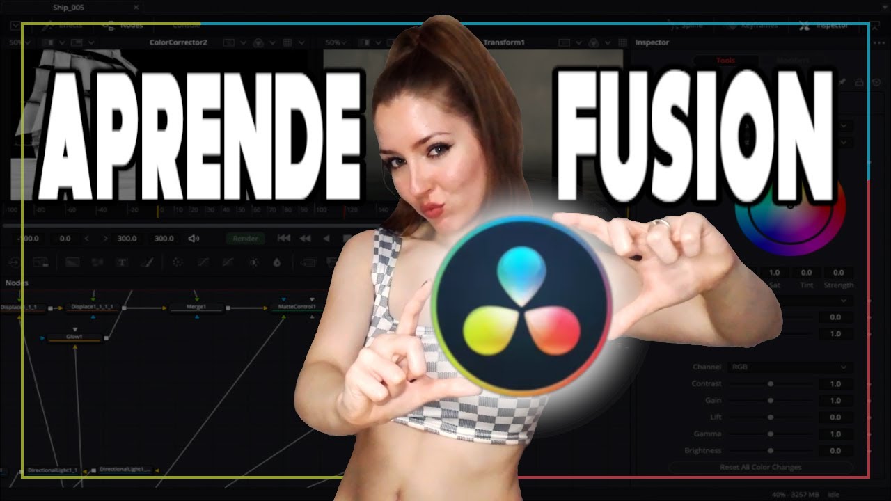 Tutorial Básico de Fusion para Principiantes | Tutorial de DaVinci Resolve