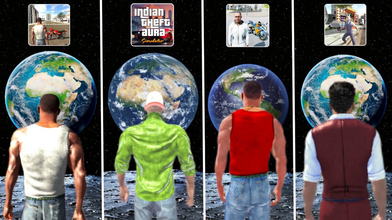 I Jumped From Space in Indian GTA Games 😱