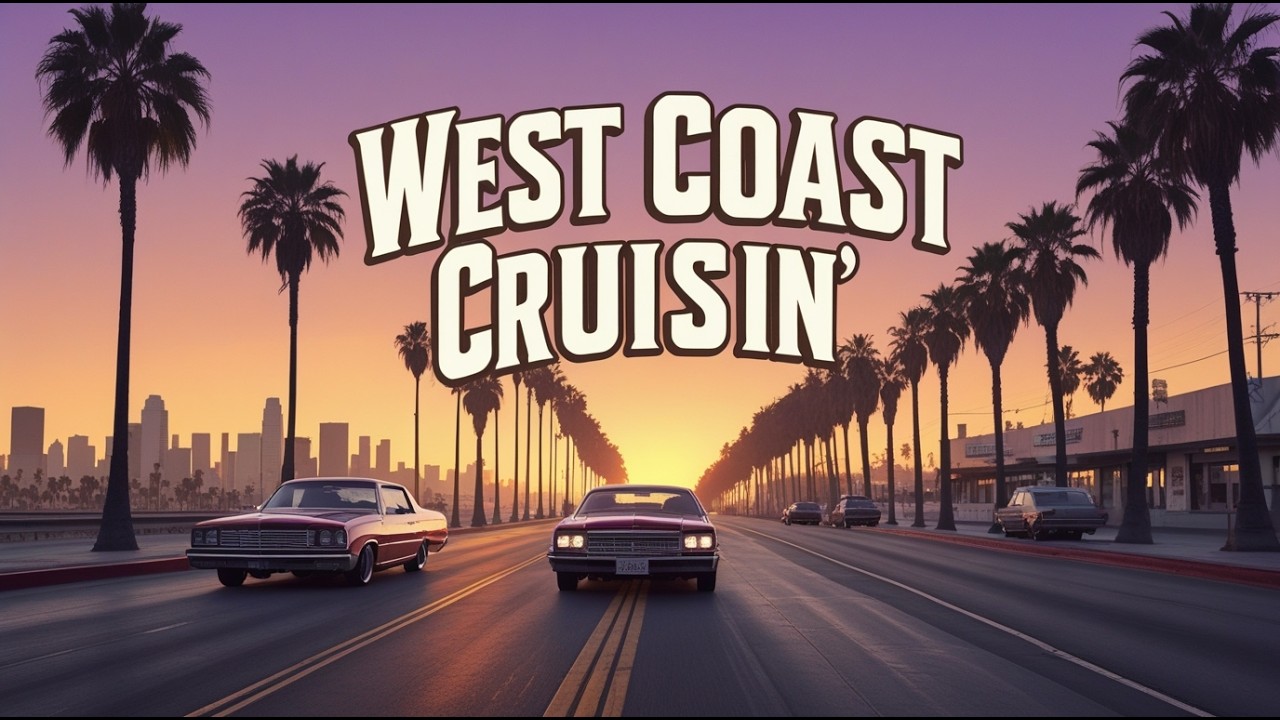 West Coast Sunset Cruise 🌅 90s G-Funk & Lowrider Vibes All Night