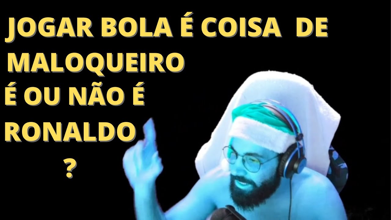 SMZINHO JOGA COM RONALDO FENOMENO SO RESENHA