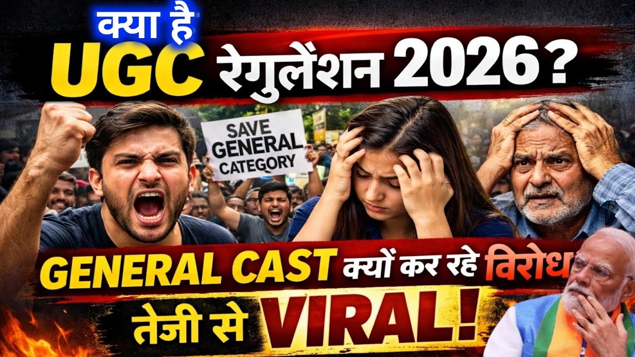 क्यों विरोध कर रहे हैं UGC रेगुलेशन 2026 का स्वर्ण जाति के लोग