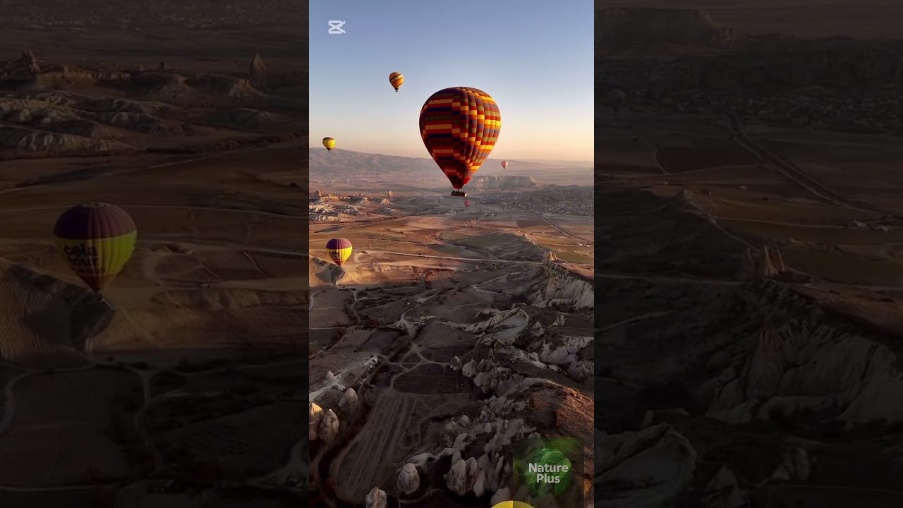 #natureplus #sunrise #lofi #relaxingvideos #aestheticnature #hotairballoons
