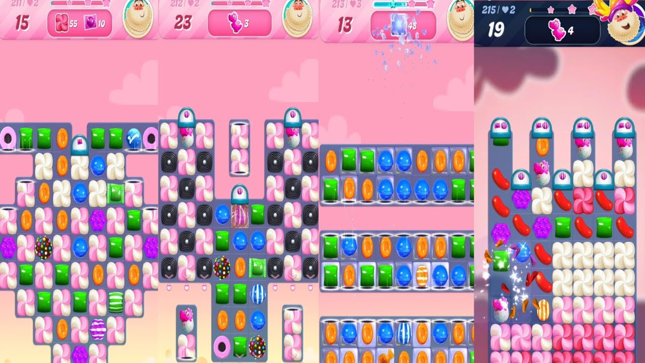 Candy Crush Saga Level 211 To 215 ll Candy Crush Last Level
