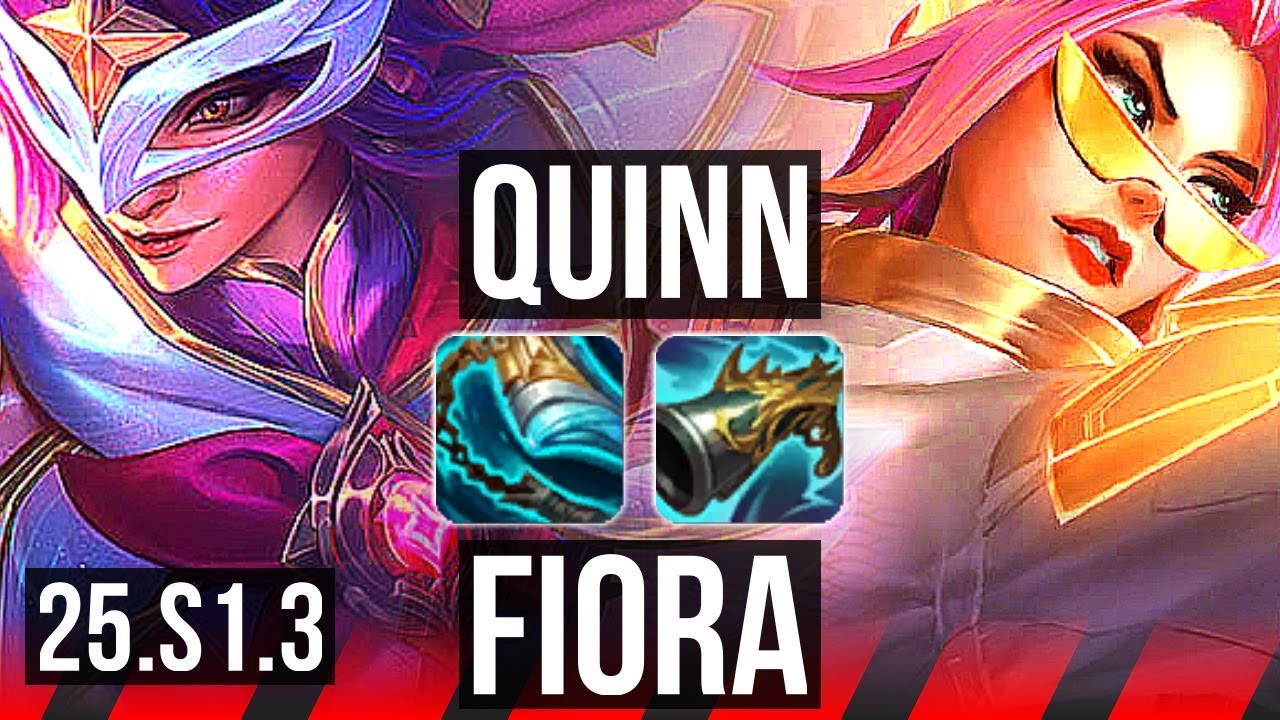 QUINN vs FIORA (TOP) | Rank 7 Quinn | NA Master | 25.S1.3