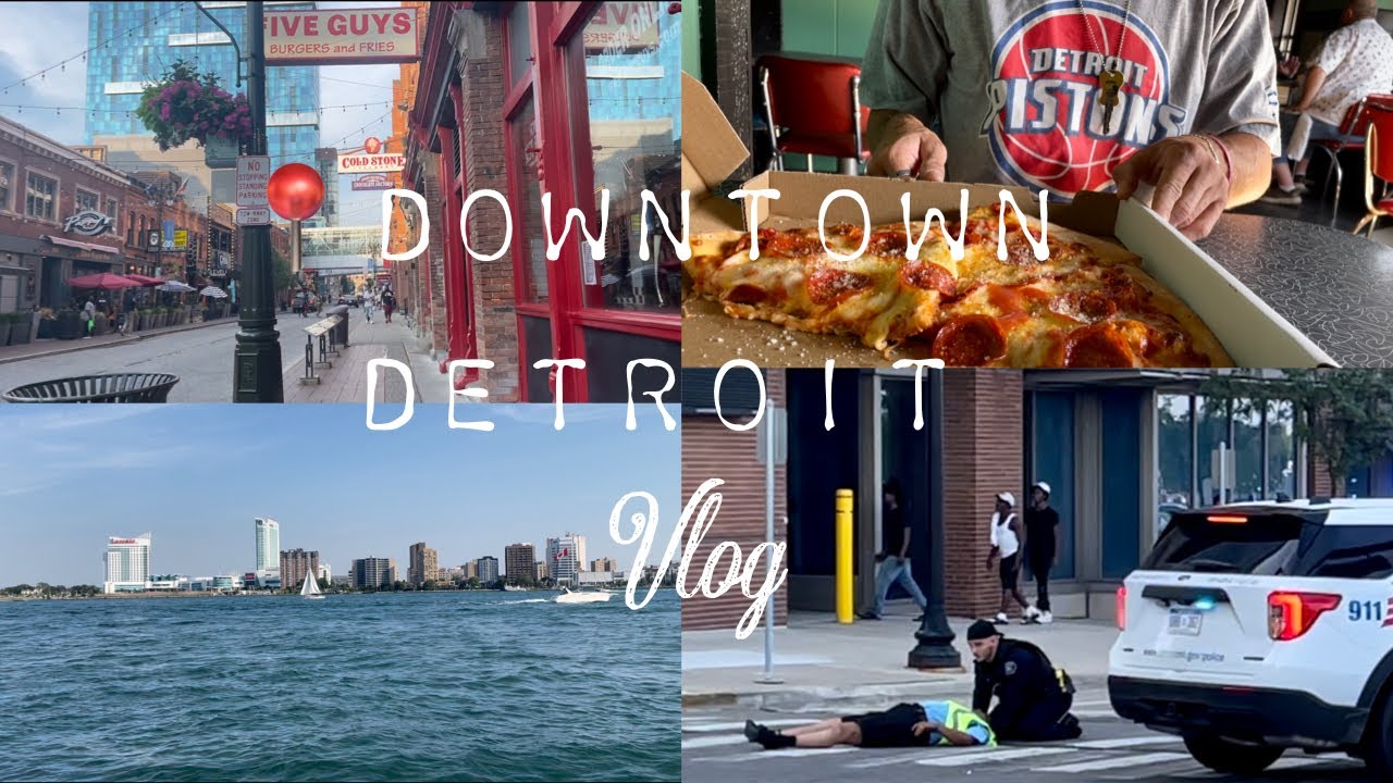 Downtown Detroit | Hanging Out Vlog | Free Money?￼
