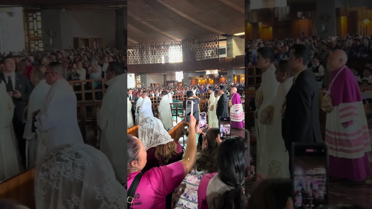 Entrada solemne de la Diócesis de Atlacomulco a la Basílica de Guadalupe 