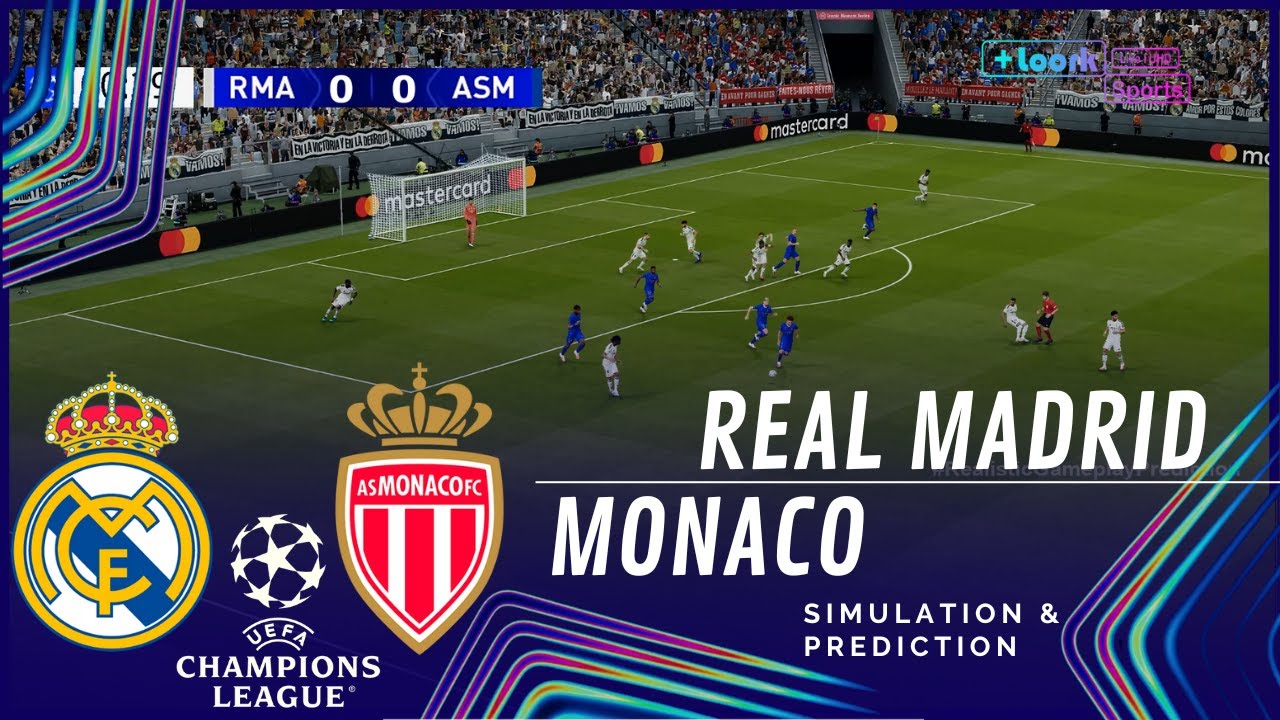 Real Madrid vs. Monaco | UEFA Champions League 2026 | Full Match Simulation/Recreation
