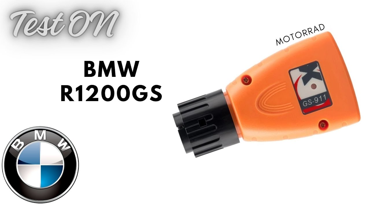 GS911 GS-911 V1006.3 Emergency Professional OBD2 Diagnostic ECU Tool test on BMW R1200GS Motorcycle