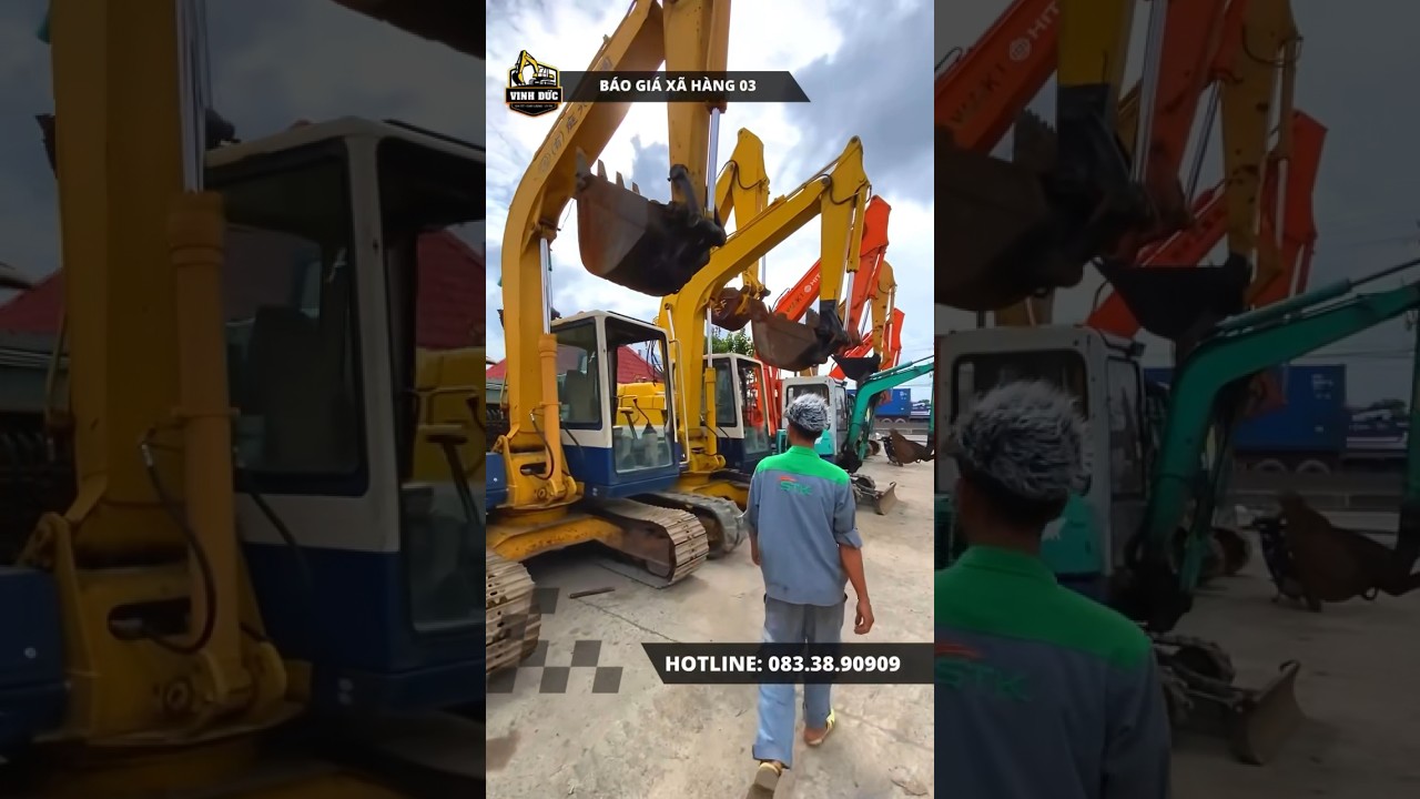 🔴 GIẢM GI&Aacute; SẬP S&Agrave;N XE CUỐC 03 cho ae cơ giới tại &ldquo;Cơ giới Vinh Đức&rdquo; #excavator_vn
