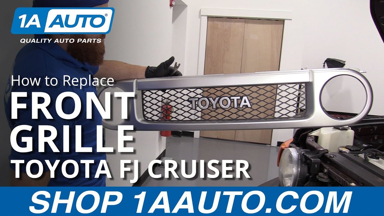 How to Remove Front Grille 07-14 Toyota FJ Cruiser