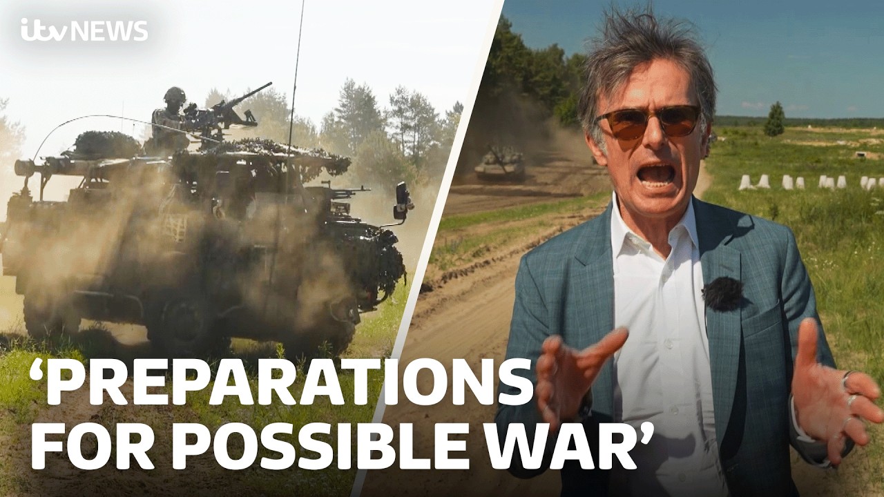 We witnessed UK and US military drills near Russian border