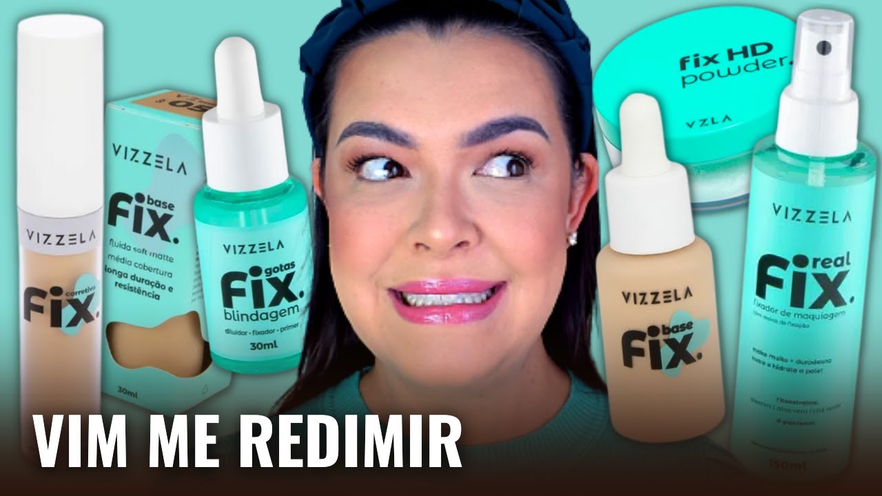 RESENHA LINHA FIX VIZZELA: teste de duração por 12h, água, transferência, flash e OPINIÃO FINAL